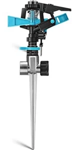 Automatic Garden Sprinkler 360 Degree Rotating Head W/2 Extra Washers - Picture 1 of 7