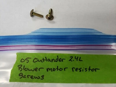 Mitsubishi Outlander 2005 soplador resistencia motor tornillos Foto 1 de 2