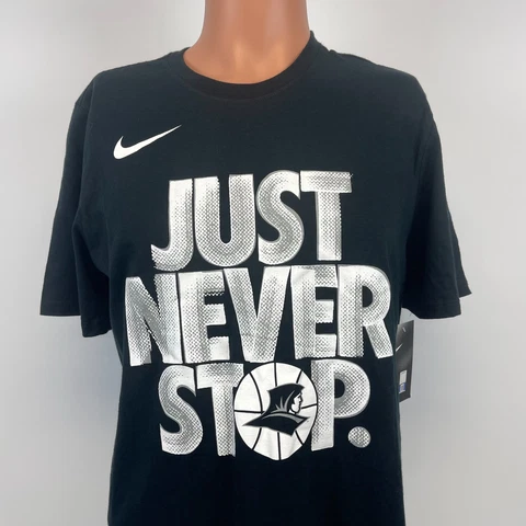 Nike Providence Friars Basketball Just Never Stop T Shirt NCAA College Black M Cover