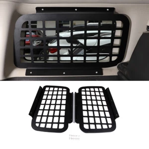 Aluminum Rear Side Window MOLLE Storage Flank Panel Fit For Hummer H3 2005-2009 - Picture 1 of 12