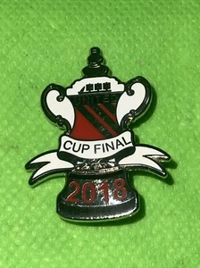 Manchester United FA Cup Final 2018 Pin Badge - Picture 1 of 3