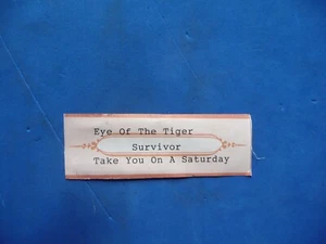 1 Survivor Jukebox Titelstreifen - 45 - Eye of the Tiger / Take You on a Saturday - Bild 1 von 1