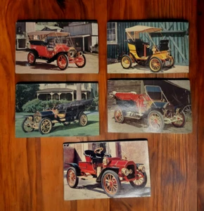 5 Vintage Foto Postkarten Hinweis Ölwechsel Service Appmt. Lloyd Motors Ohio 1968 - Bild 1 von 16