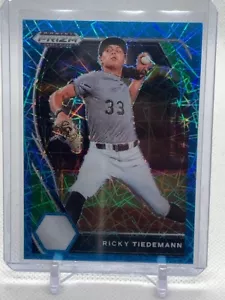 2021 Prizm Draft Picks Ricky Tiedemann Carolina Blue Prizm RC Blue Jays - Picture 1 of 2