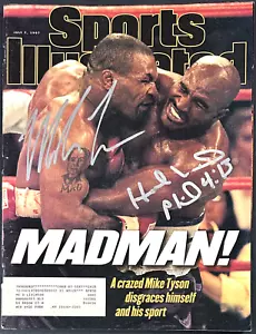 Mike Tyson & Evander Holyfield 7/7/1997 Signed Sports Illustrated Magazine JSA - Picture 1 of 2