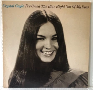 COVER ONLY Crystal Gayle IVE CRIED THE BLUE RIGHT OUT OF MY EYES 1980 MCA CRC - Picture 1 of 4