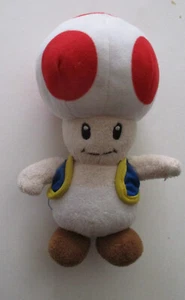Super Mario Toad Plush - Picture 1 of 5