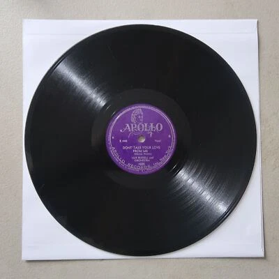 LUIS RUSSELL DON'T TAKE YOUR LOVE FROM ME/SWEET MEMORY APOLLO RECORDS 78 F-89 - Image 1 of 2