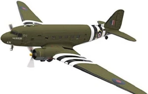 Corgi Aviation Douglas C-47 Dakota RAF Archive 1/144 - D-DAY die cast plane - Picture 1 of 1