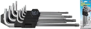 Juego de llaves angulares BGS DIY | largo | perfil en T (para Torx) T10 - T50 | 9 piezas - 8 - Imagen 1 de 2