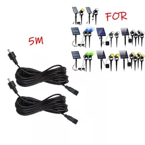 2 Stück 5M Verlängerungskabel für T-SUN 2-IN-1 4-IN-1 Solar Gartenstrahler - Bild 1 von 5