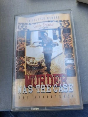 Murder Was The Case Cassette Soundtrack 1994 Death Row Snoop Dog Tape Rap - Image 1 of 4