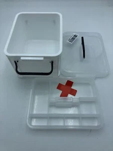 WANGZAIZAI Erste-Hilfe-Kasten Medizinbox 23.5x17.5x13.5cm, Notfallkoffer - Bild 1 von 6