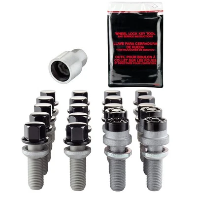 McGard 68032BK Black Conical Seat Lug Bolt Kit M14 x 1.5 Thread Size 17mm Hex Si - Image 1 of 4