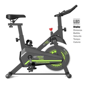 INDOOR BIKE PROFESSIONALE BICI CARDIO BICICLETTA CYCLETTE FITNESS PALESTRA SPIN - Foto 1 di 13