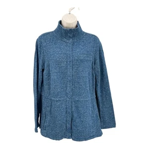 Duluth Trading Co Organic Jacket Women Sustainable Hemp Outdoors Button Size S - Picture 1 of 8