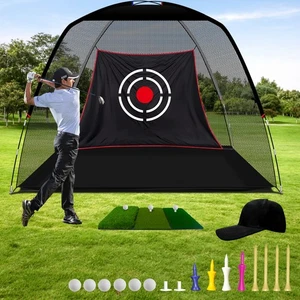 Golf Schlagen Übungsnetze und Rasen Matte T-Shirts für Hinterhof Fahren Schwerlast... - Bild 1 von 9
