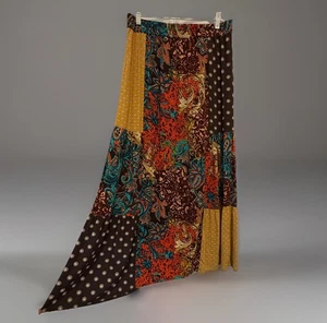 Cato Maxi Rock Damen M Mehrfarbig Patchwork Indie Boho Festival Gypsy Hippie - Bild 1 von 9