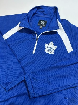 NHL Toronto Maple Leafs 1/4 Zip Jacket XXL Mens Blue - GIII Sports by Carl Banks - Image 1 of 4