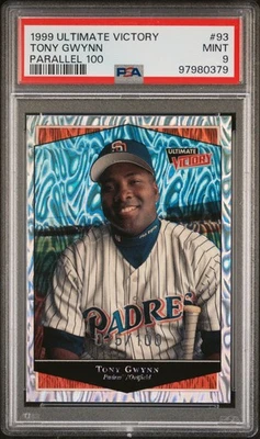 UD Ultimate Victory #93 1999 Tony Gwynn Parallel 100/100 PSA 9 Foto 1 de 2
