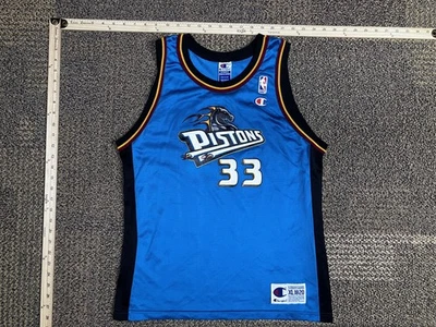Camiseta De Colección Detroit Pistons Juvenil XL 18-20 NBA Baloncesto Grant Hill 33 Años 90 Foto 1 de 4