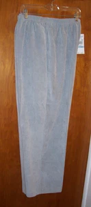 Pantaloni donna Alfred Dunner Alpi svizzere in velluto a coste - lunghezza corta - grigio - 20 W - Foto 1 di 1