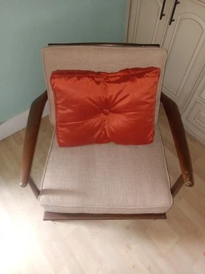 Vintage Teak Danish Mid Century Modern Arm Chair - Image 1 of 4