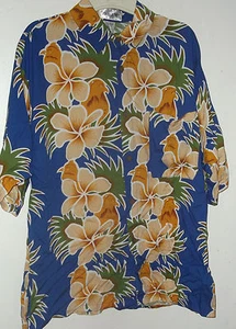 NWT TROPICAL JUNGLE PARADISE HAWAIIAN SHIRT S,M.L or XL RED or BLUE with POCKET - Picture 1 of 6
