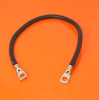 Quality 110 AMP 300mm Battery Lead Power Strap Earth Leisure Cable Lead - 16mm² - Image 1 of 2