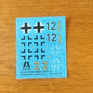 decals for ITALAEREI 128 Focke-Wulf 190 D-9 1/72 scale - Picture 1 of 1