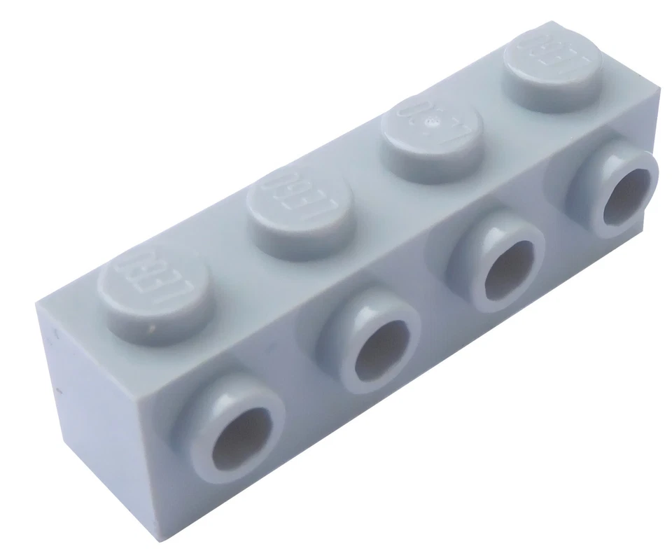 Lego 10 Stück Stein 1x4 hellgrau Konverter Snoter Snot 30414 Noppen auf 1 Seite - Bild 1 von 1