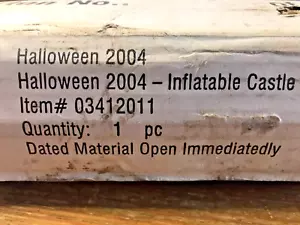 2004 Pepsi Mountain Dew Inflatable Castle Halloween Advertising Blow Up Unused - Picture 1 of 6