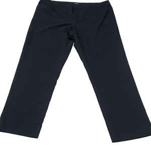 Chaps Women's Size 22W Black Slacks Pull on Pants Wide Leg - Picture 1 of 14