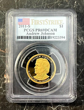 2011-S U.S. Presidential Dollar JOHNSON PCGS PR69DCAM First Strike