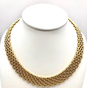 Collar Bola Tono Diseño Pantera MONET Vintage 18" - Imagen 1 de 4