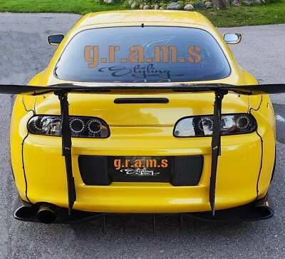 Number Plate Surround Pod Clean Style to fit Toyota Supra mk4 rear bumper v9 - Image 1 of 4