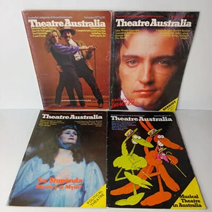 4 x Vintage Theatre Australia Magazines 1977/1978 - Picture 1 of 6