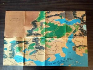 AD&D RPG Forgotten Realms Campaign Set Map 2 The Dales 1987 TSR 1031XXX0702 - Picture 1 of 1