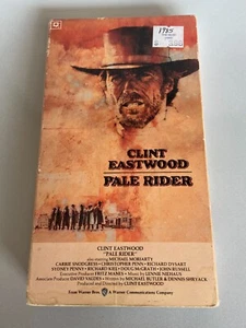 Vintage 1985 Original Release PALE RIDER Clint Eastwood Cassette Tape Rare - Picture 1 of 5