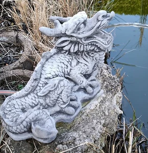 Wasserspeier, Teichskulptur  Teichdekoration Chinesischer Drache massiver... - Bild 1 von 10