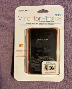 Memorex Mirror For Photos Back Up 320 Gb - Picture 1 of 4