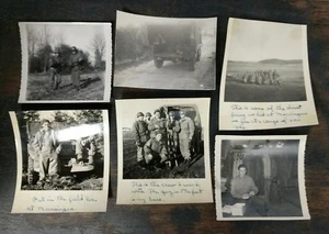 6x Vintage WWII Soldiers Germany Drill Medical W Body Truck Photo Rare C6-1-XX - Picture 1 of 5
