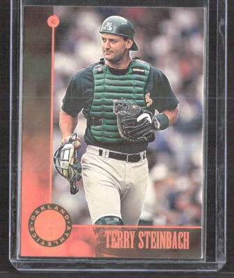 Terry Steinbach 1996 Leaf Press Proofs Bronze Oakland Athletics #160 - Image 1 of 2