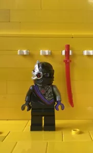 Lego Ninjago Minifigur: njo577 Nindroid Warrior - doppelseitiger Kopf - Legacy - Bild 1 von 6