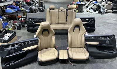 🔥 OEM 2014-2018 BMW X5 X5M F15 F85 SEATS CONSOLE DOOR PANELS SET - Image 1 of 4