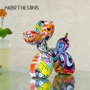 Pintura Graffiti Globo Perro Estatuillas para Interior Hogar Escritorio Decoración - Imagen 1 de 15