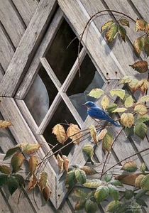 Susan Bourdet “ Sapphire And Diamonds - Bluebird “ Limited Edition Print Signed - Picture 1 of 7