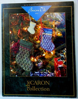 The Caron Collection Persian Tile Counted Cross Stitch Pattern Christmas Stockin - Image 1 of 4