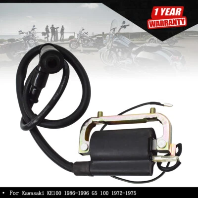 Bobina de encendido apta para Kawasaki KE100 1986-1996 G5 100 1972-1975 Foto 1 de 4