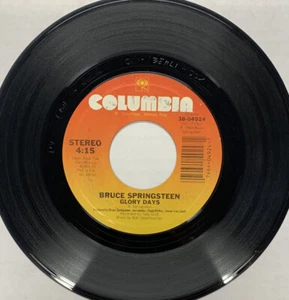 45 rpm Vintage 7” Vinyl Single Hit Record Bruce Springsteen - Glory Days - Picture 1 of 1